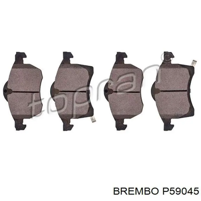 Pastillas de freno delanteras Brembo P59045