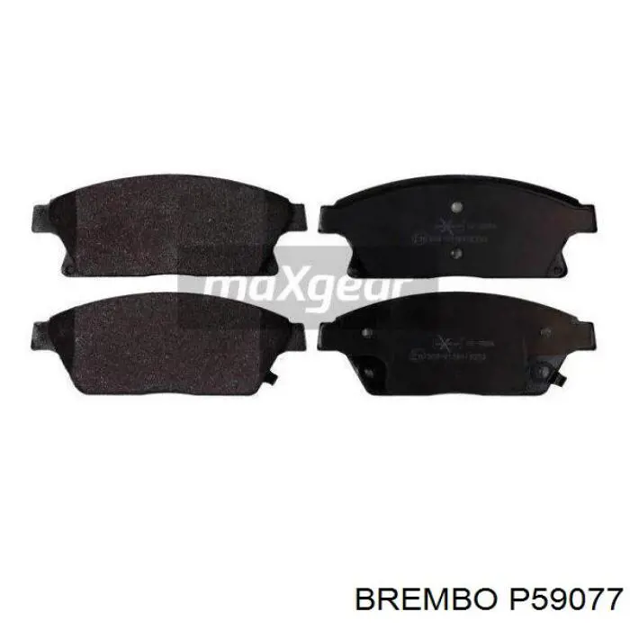 Comprar P59077 Brembo Pastillas delanteras de freno