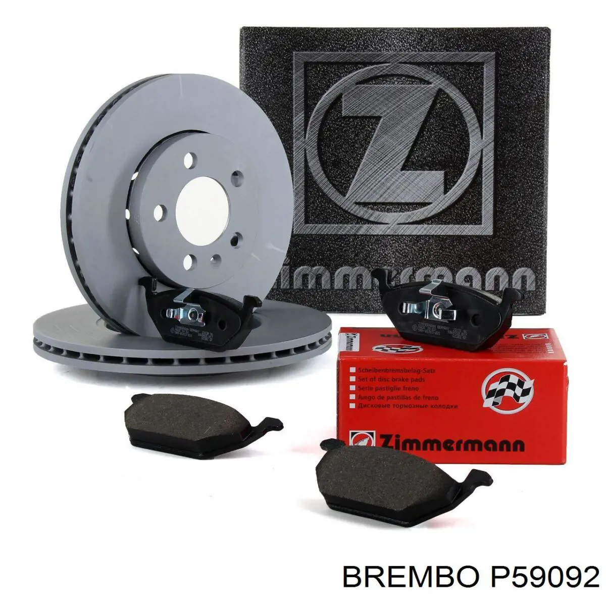 P59092 Brembo Pastillas delanteras