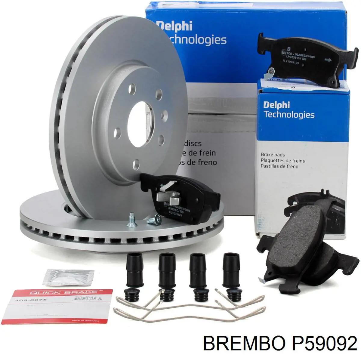 Pastillas de freno P59092 Brembo