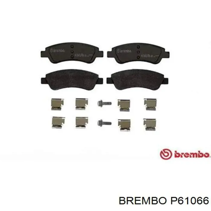 Comprar P61066 Brembo Pastillas delanteras de freno