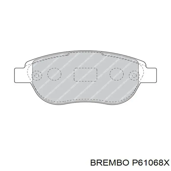 Pastillas de freno delanteras Citroen C3 1 FC