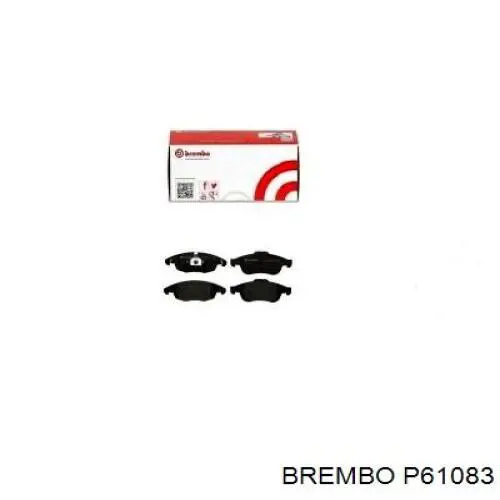 P61083 Brembo pastillas de freno delanteras
