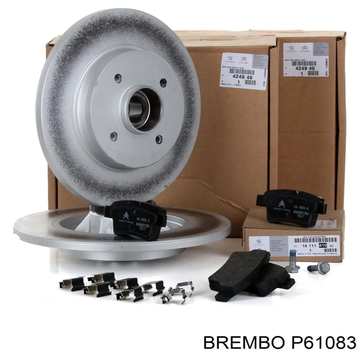 Pastillas de freno delanteras Citroen C4 UA