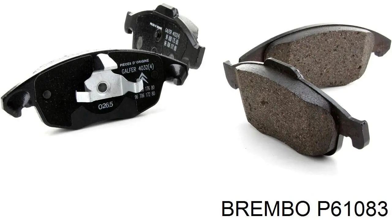 Pastillas de freno delanteras Citroen C4 UA