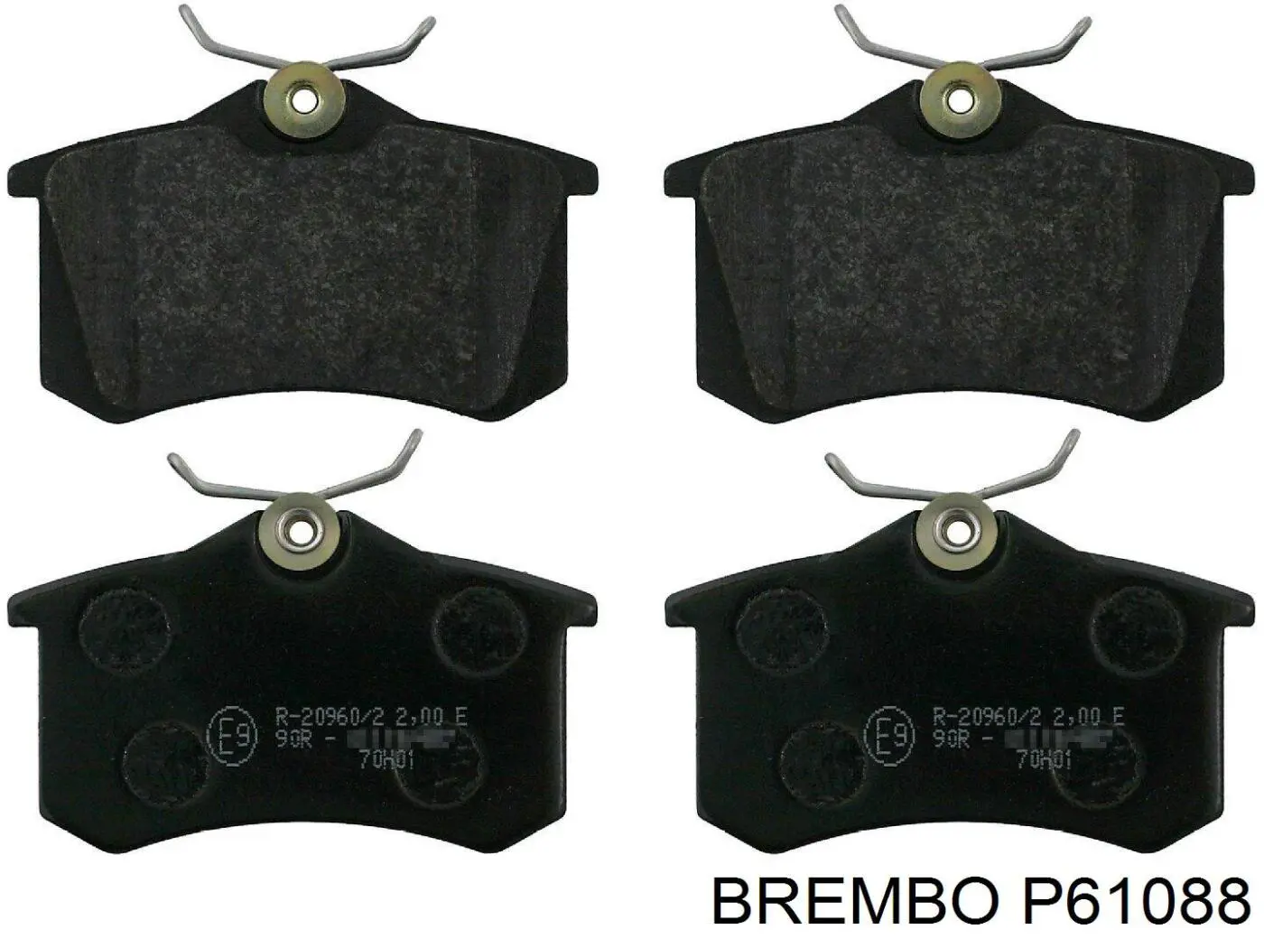 Pastillas traseras de freno Brembo P61088 precio, desde 27,84 EUR