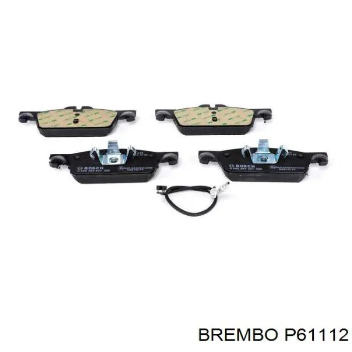 Pastillas de freno P61112 Brembo