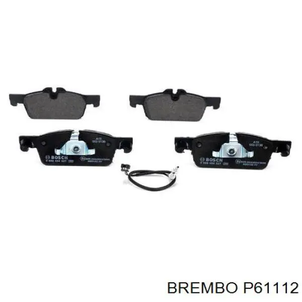 P61112 Brembo Pastillas delanteras