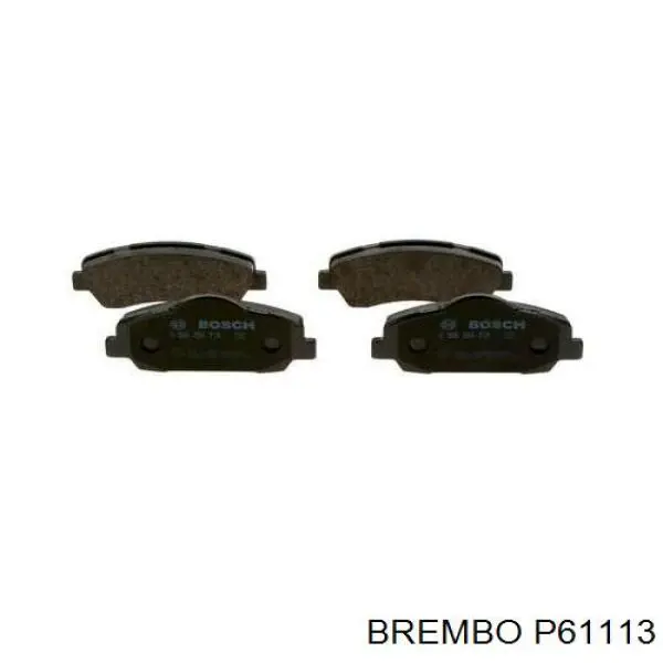 P61113 Brembo pastillas de freno delanteras