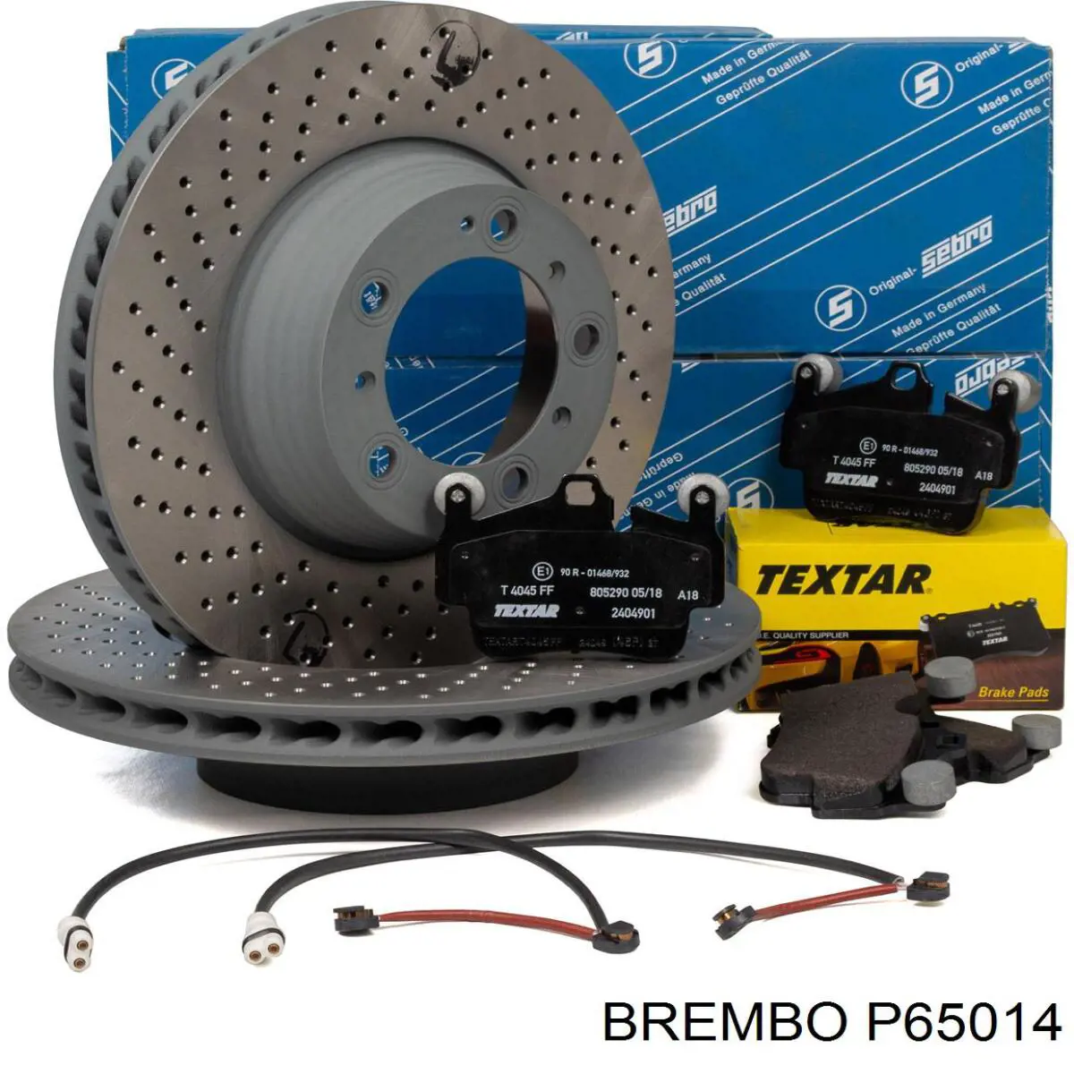 P 65 014 Brembo pastillas de freno delanteras