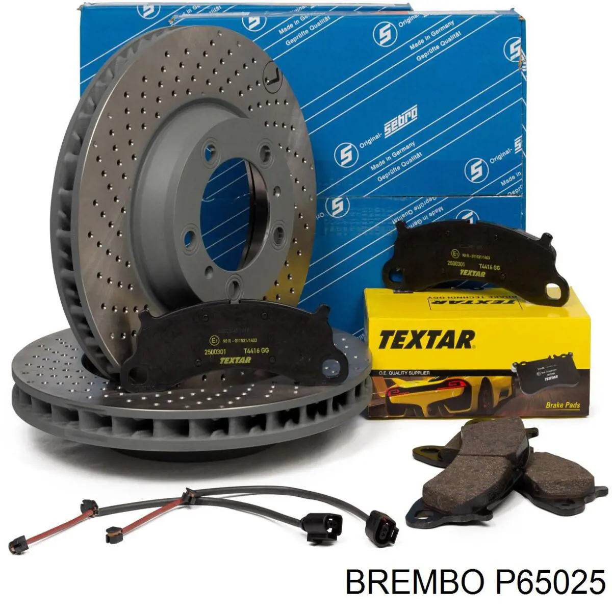 P 65 025 Brembo pastillas de freno delanteras