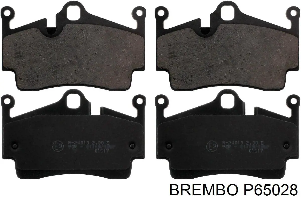 P65028 Brembo pastillas de freno traseras