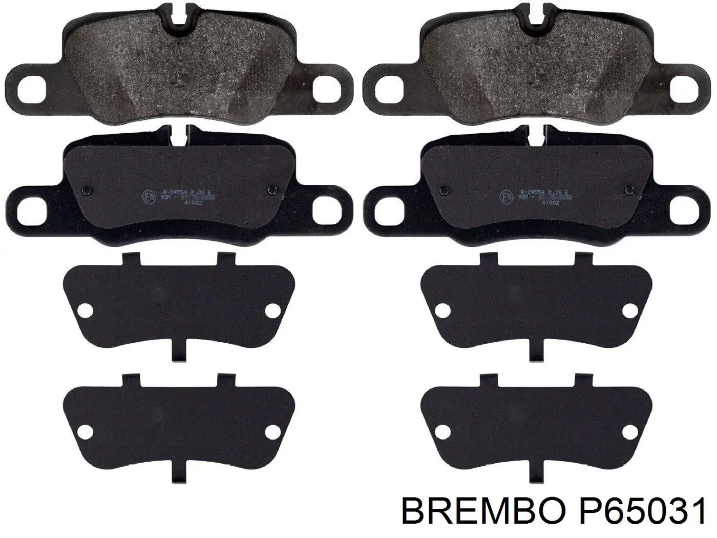 P65031 Brembo pastillas de freno traseras