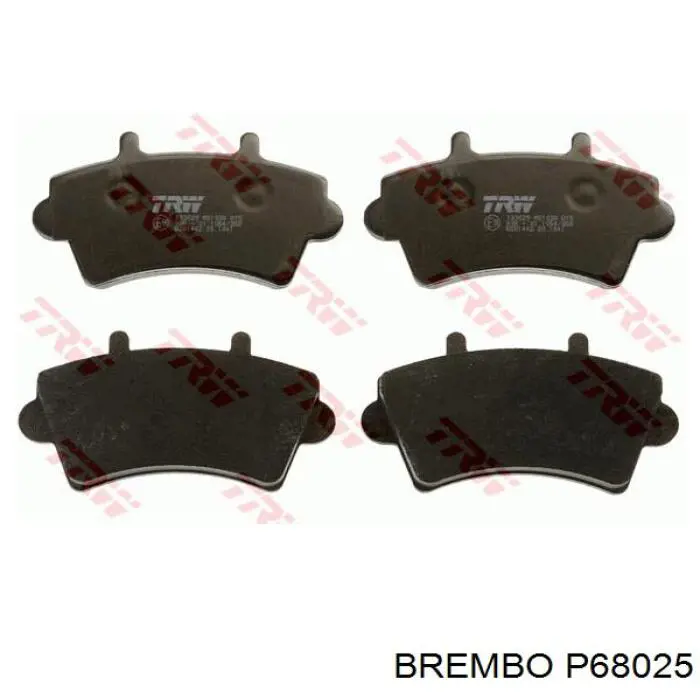 P68025 Brembo pastillas de freno delanteras