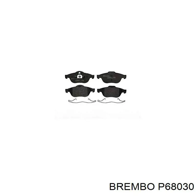 Comprar P68030 Brembo Pastillas delanteras de freno