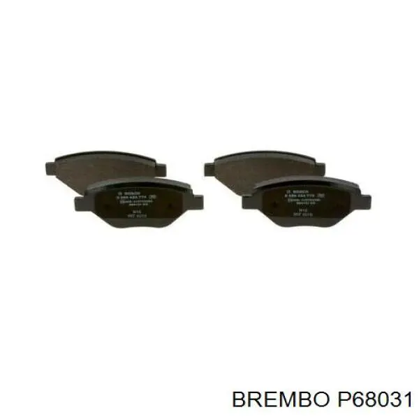 P68031 Brembo pastillas de freno delanteras