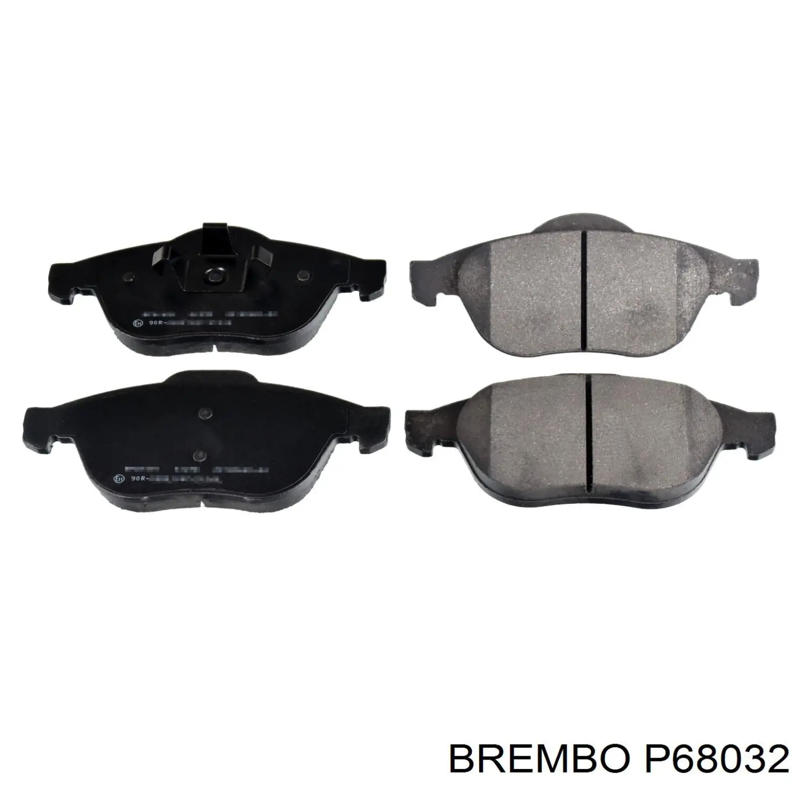 Pastillas de freno delanteras Brembo P68032