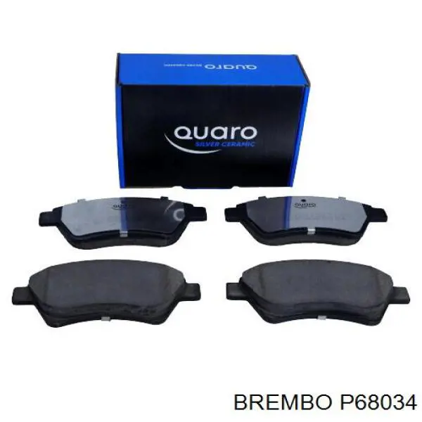 P68034 Brembo pastillas de freno delanteras