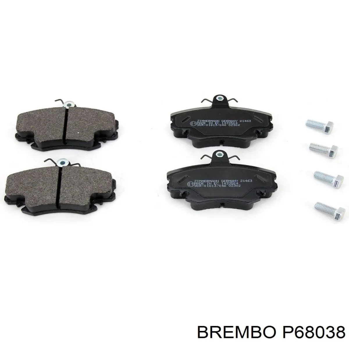 Pastillas de freno delanteras Brembo P68038