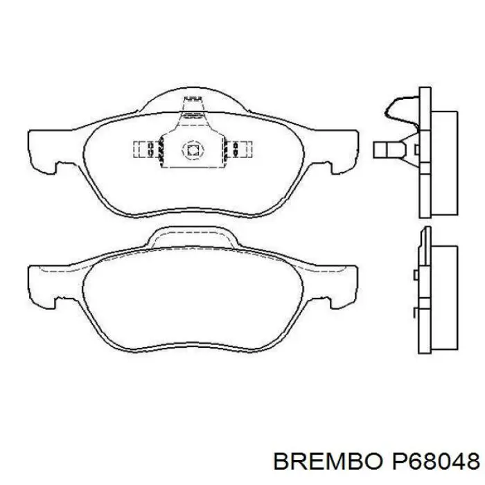 Pastillas de freno P68048 Brembo