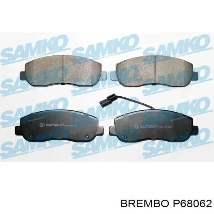 Comprar P68062 Brembo Pastillas delanteras de freno