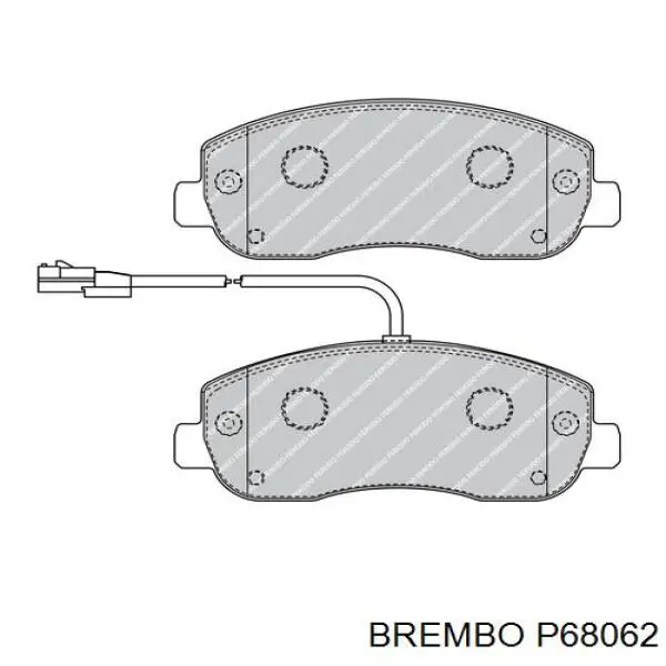 Pastillas de freno P68062 Brembo