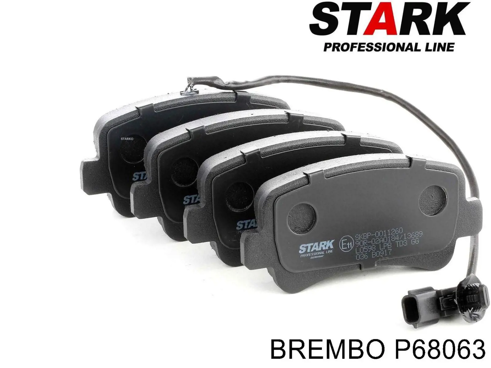 Comprar P68063 Brembo Pastillas de freno traseras