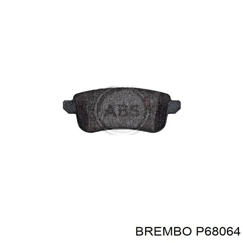 P68064 Brembo Pastillas freno traseras