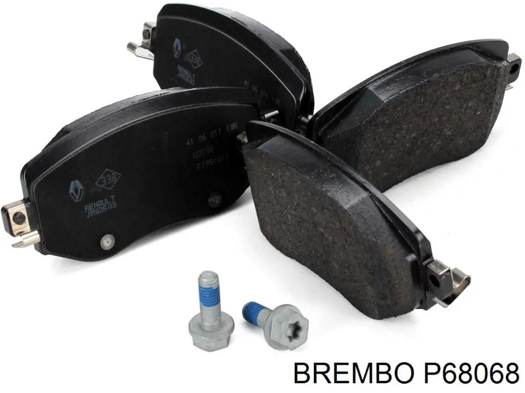 Pastillas de freno delanteras Brembo P68068