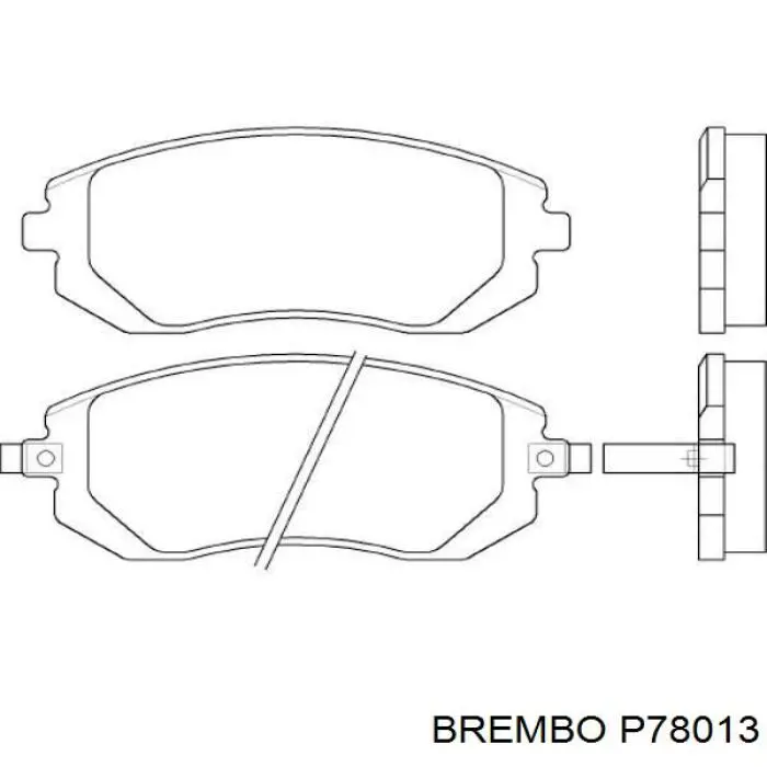 Pastillas de freno delanteras Subaru Impreza 3 GH