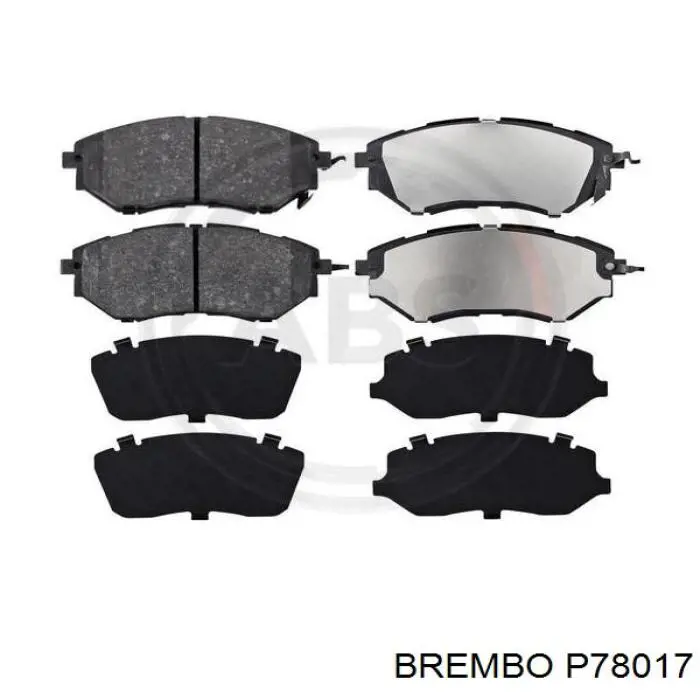Comprar P78017 Brembo Pastillas delanteras de freno