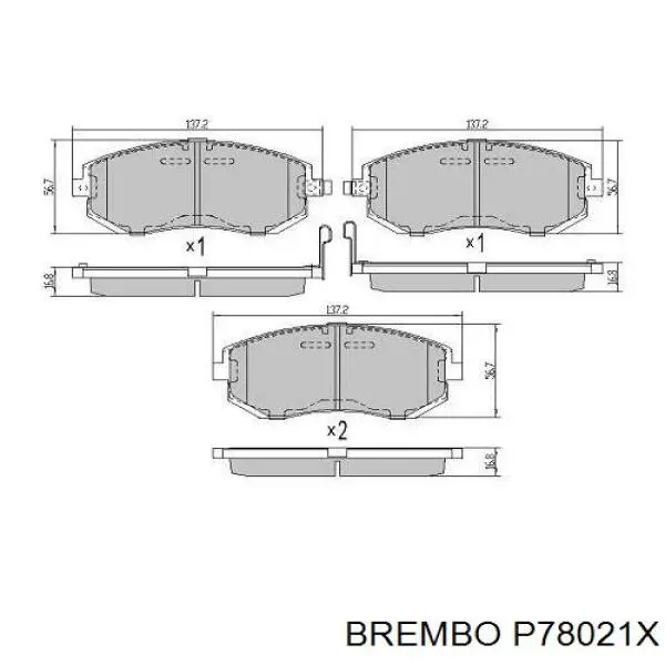 Pastillas de freno delanteras Subaru Impreza 3 GH