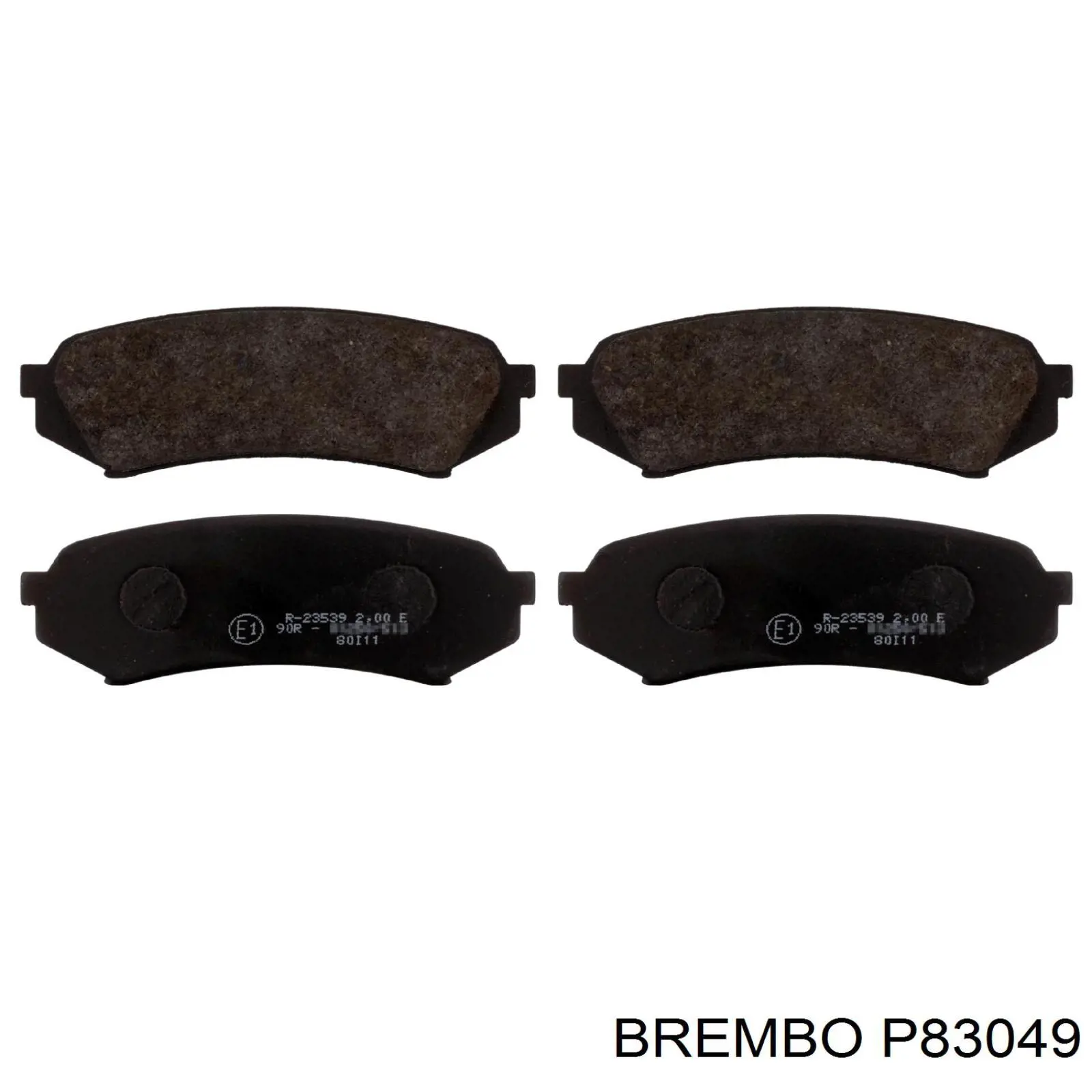 P83049 Brembo pastillas de freno traseras