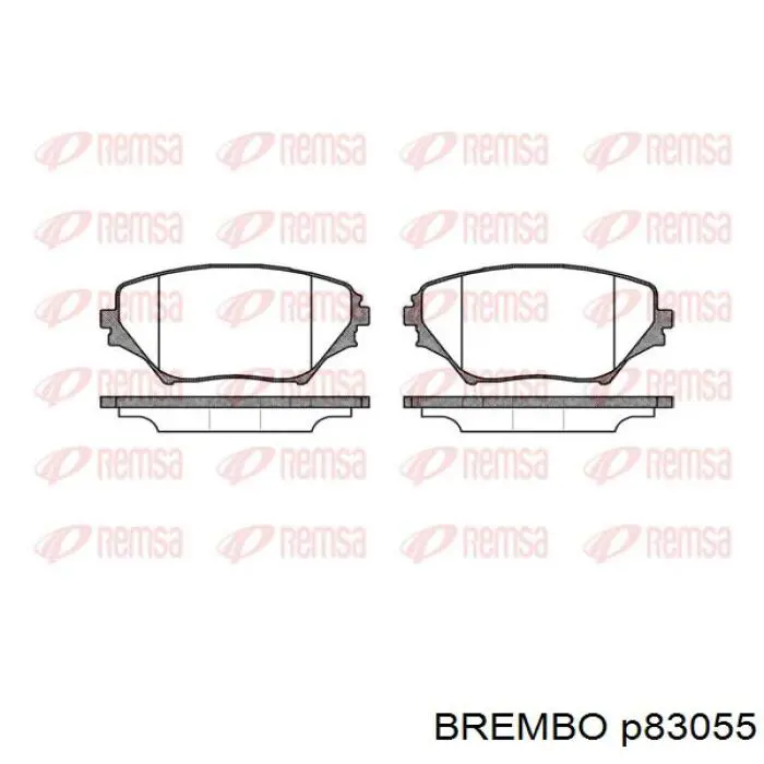 Pastillas de freno delanteras Toyota RAV4 2 XA2