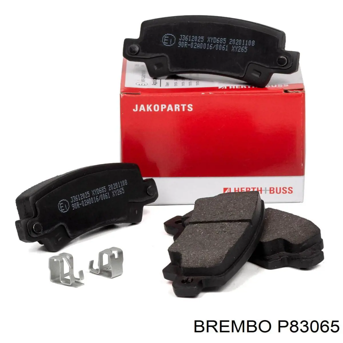 Pastillas traseras Brembo P83065