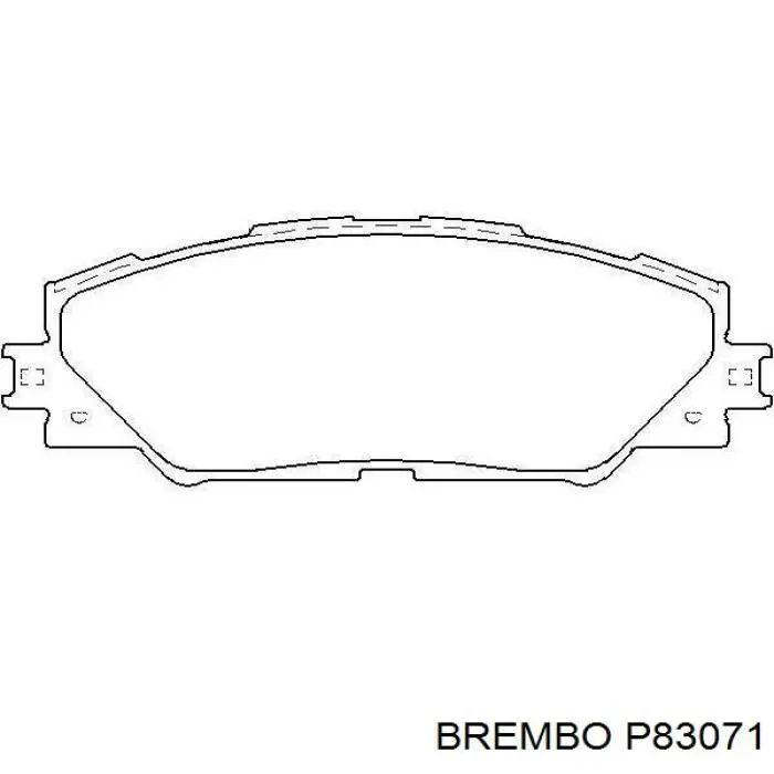 Pastillas de freno P83071 Brembo