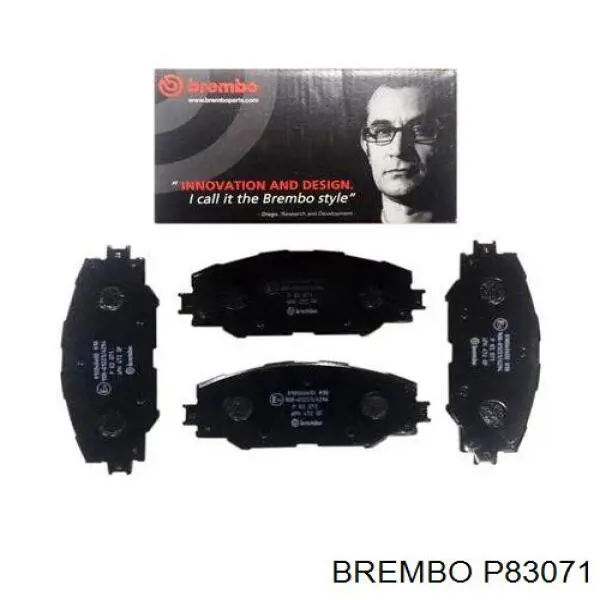Comprar P83071 Brembo Pastillas delanteras de freno