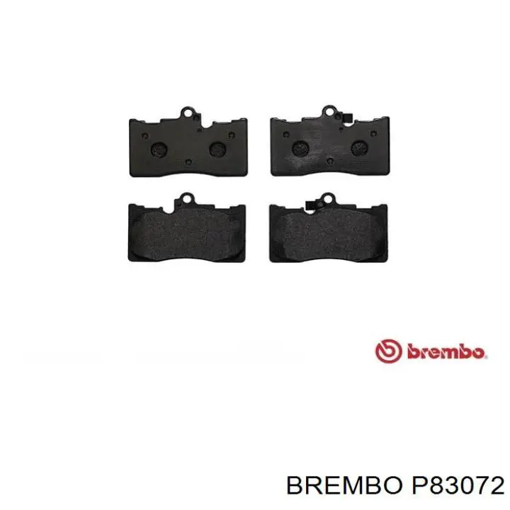 Comprar P83072 Brembo Pastillas delanteras de freno