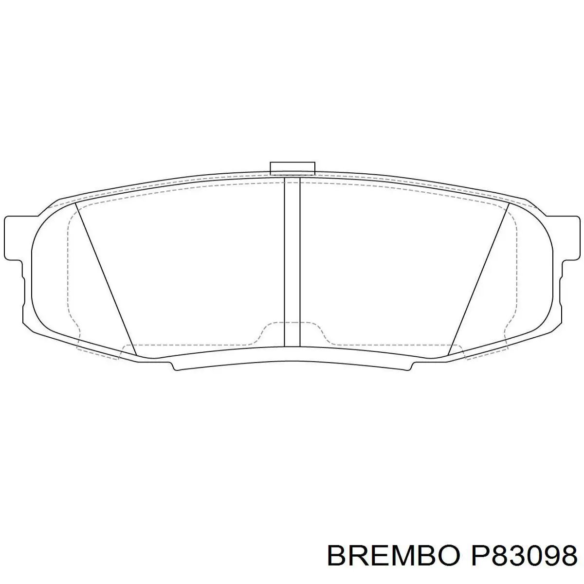P83098 Brembo Pastillas freno traseras