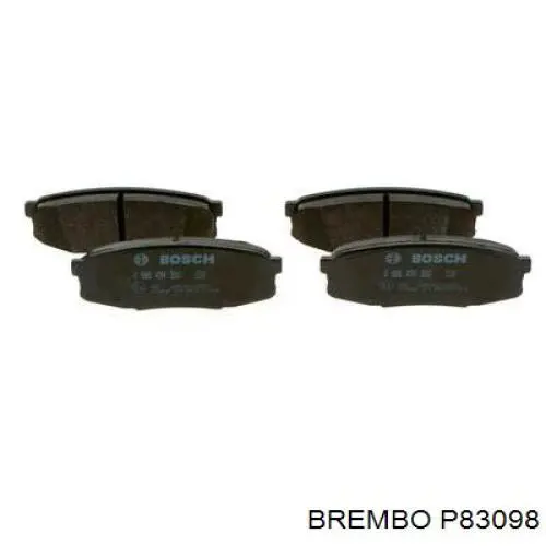 Comprar P83098 Brembo Pastillas de freno traseras