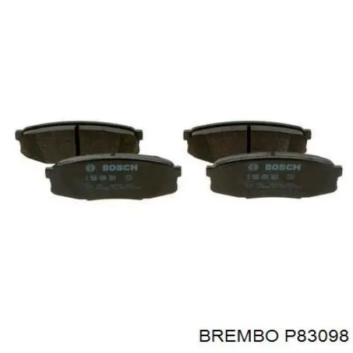 Pastillas de freno traseras P83098 Brembo