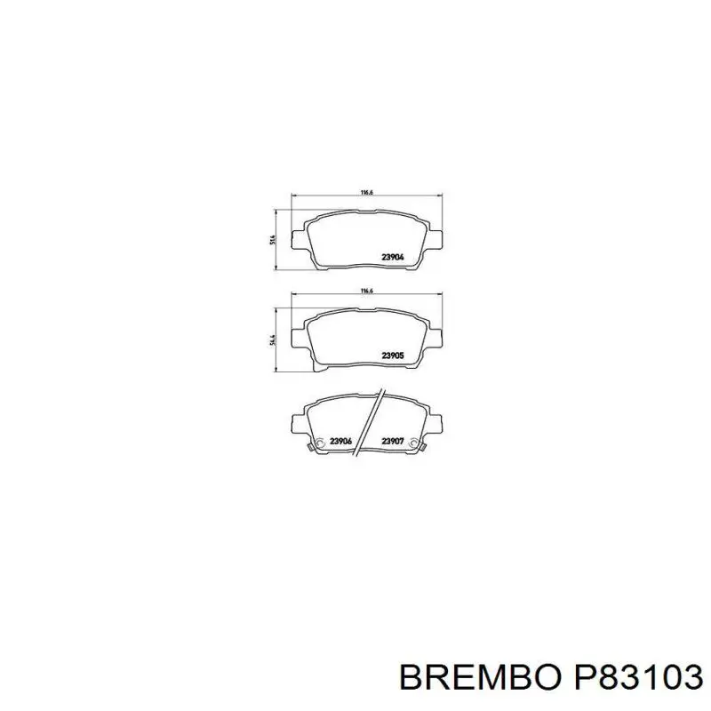 Pastillas de freno delanteras Toyota Prius NHW20