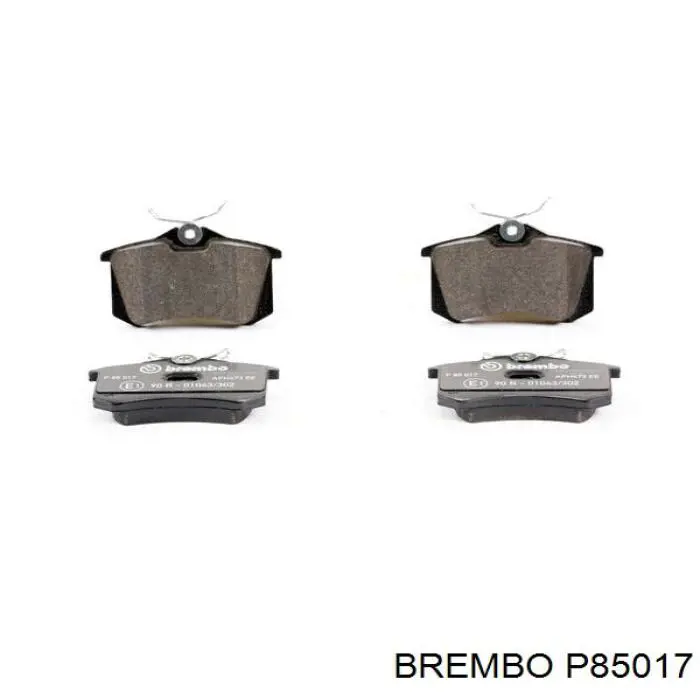 Comprar P85017 Brembo Pastillas de freno traseras