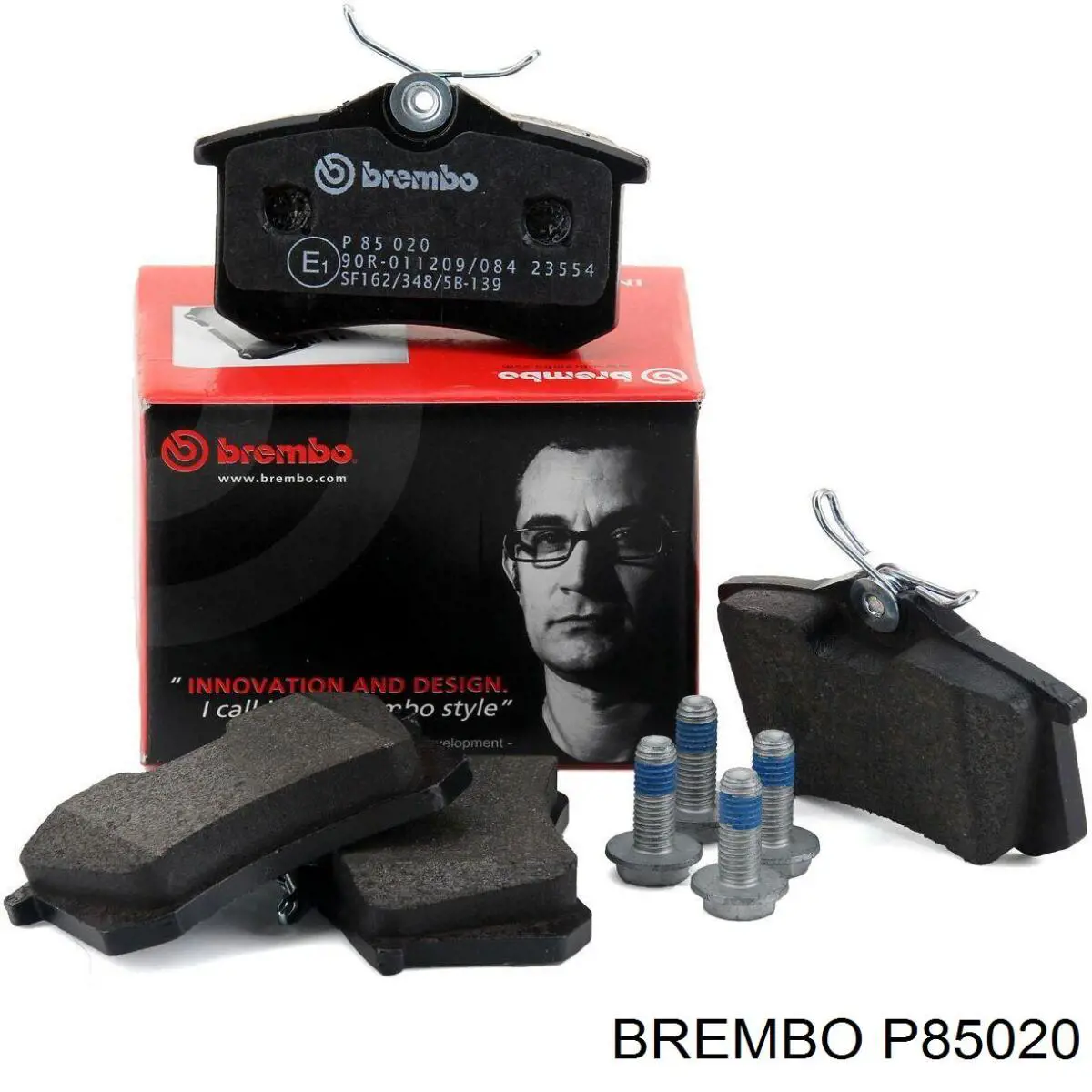 P85020 Brembo Pastillas freno traseras