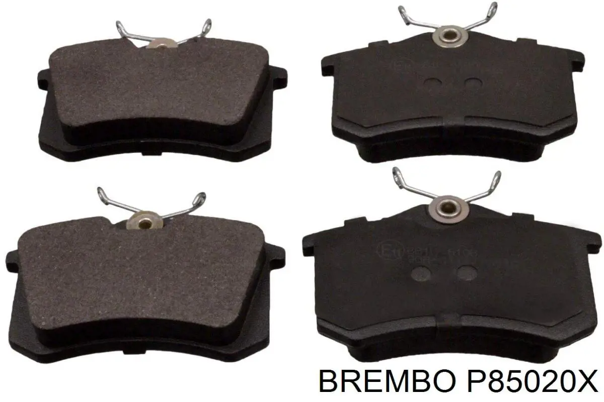 Comprar P85020X Brembo Pastillas de freno traseras