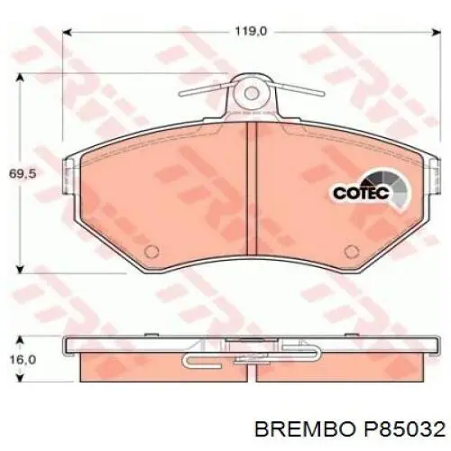 Pastillas de freno delanteras Seat Ibiza 2 6K1