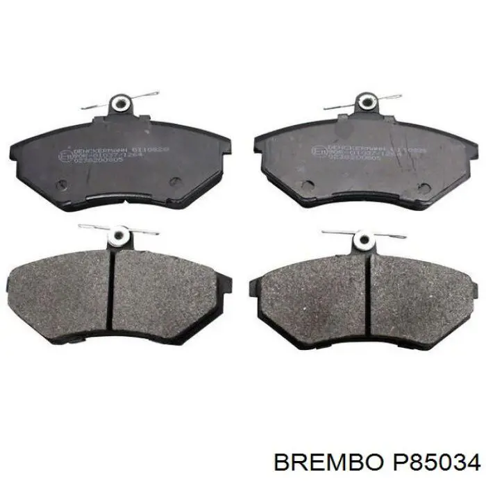 P 85 034 Brembo pastillas de freno delanteras