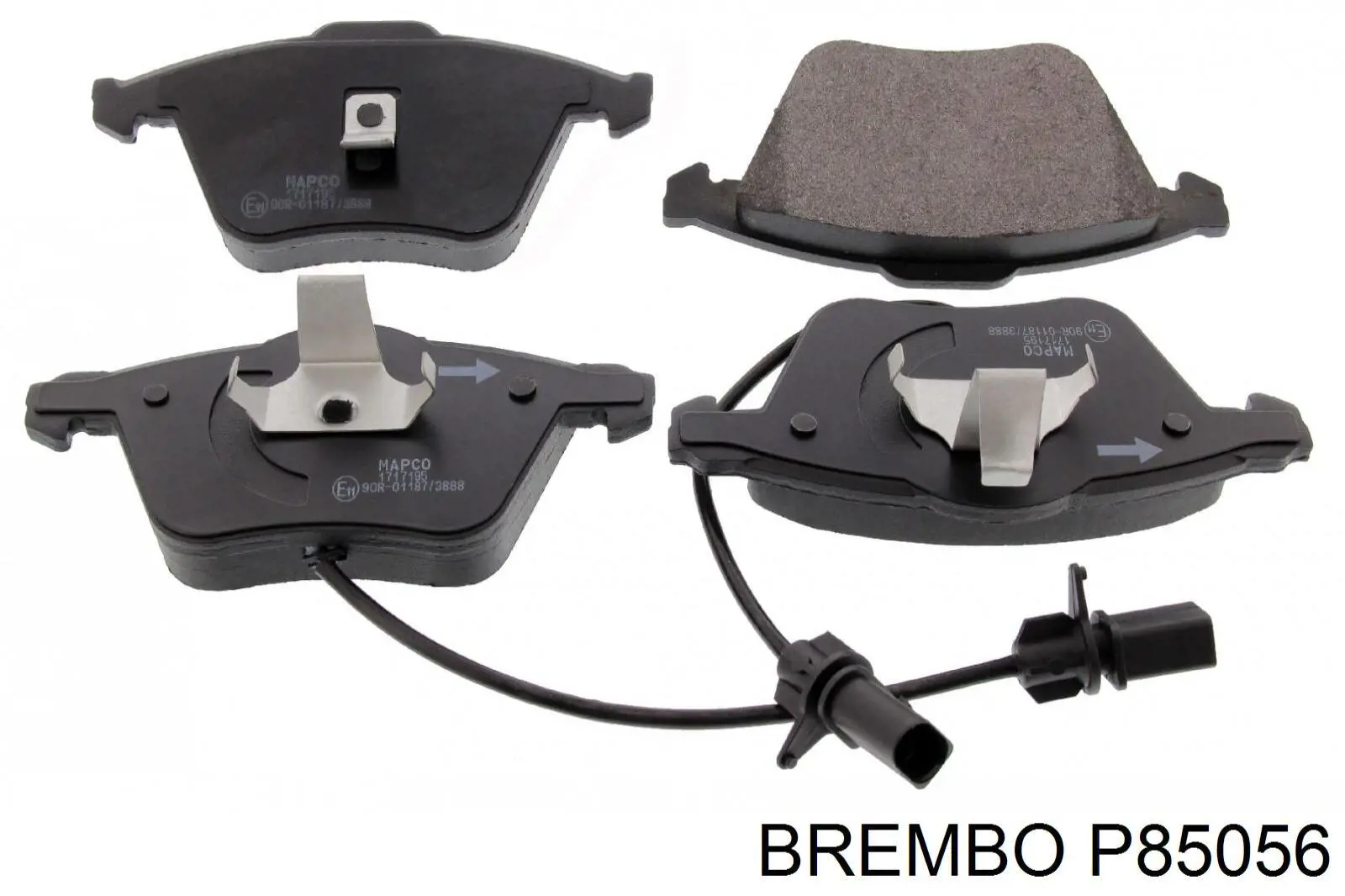 P85056 Brembo Pastillas delanteras