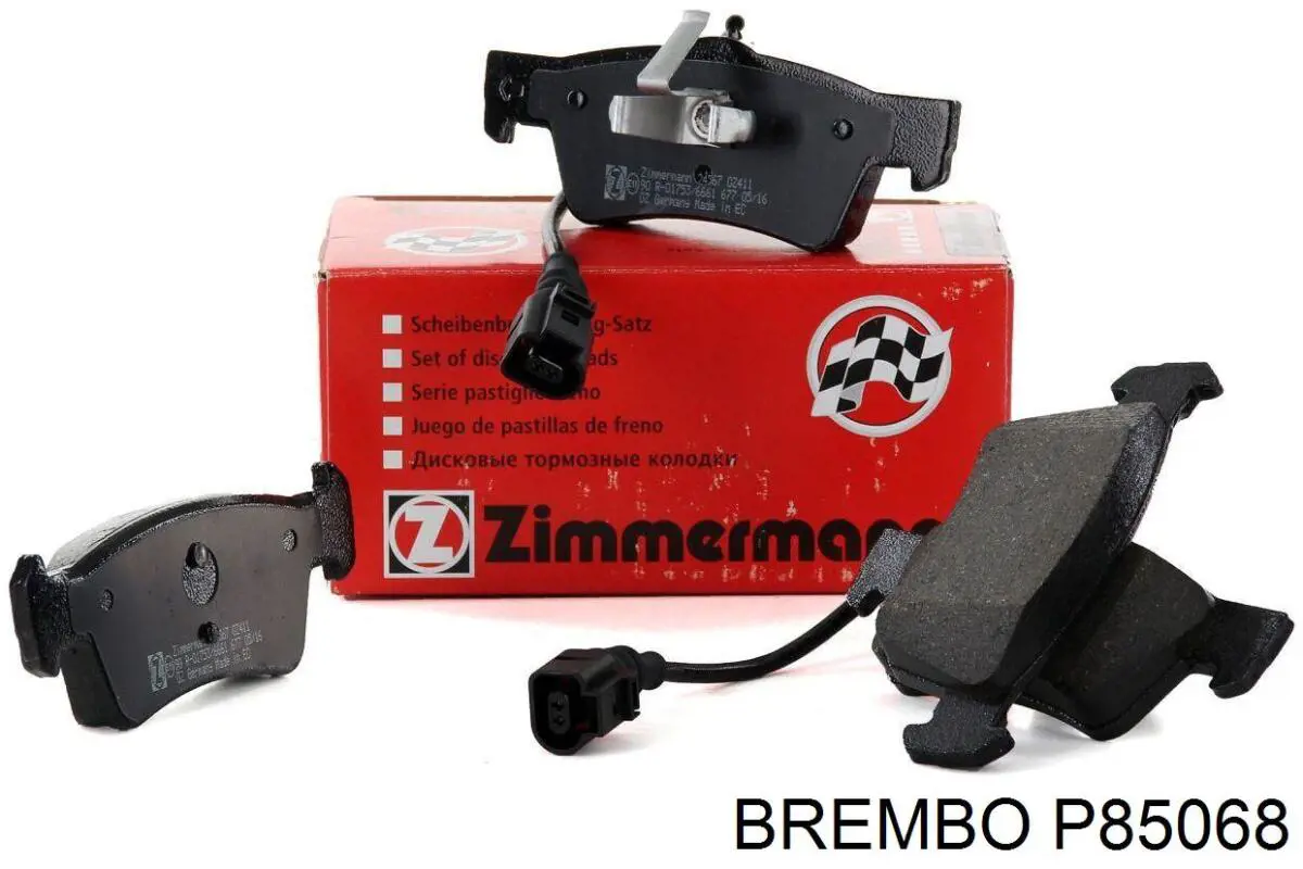 Comprar P85068 Brembo Pastillas de freno traseras