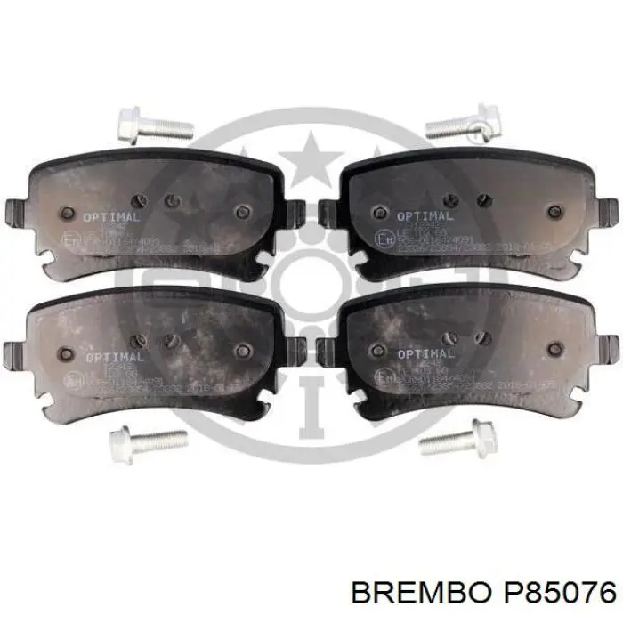 P85076 Brembo Pastillas freno traseras